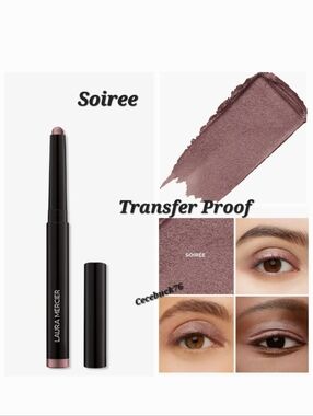 🌺Laura Mercier Soiree Caviar Stick Eyeshadow Cream Eyeshadow Transfer Proof